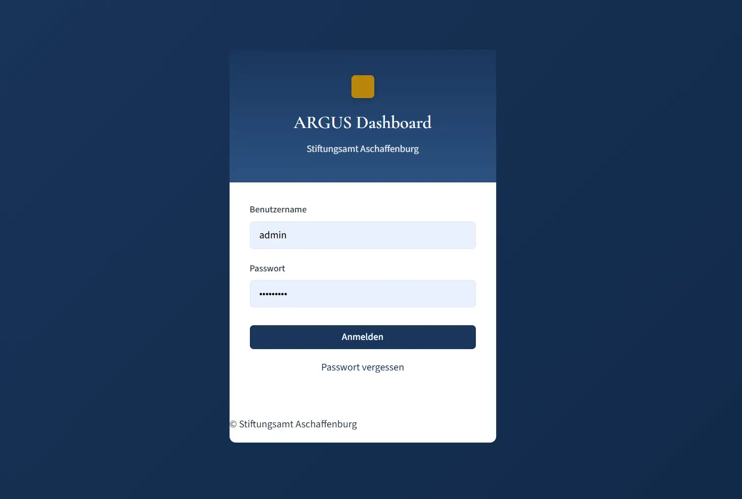 ARGUS-Dashboard