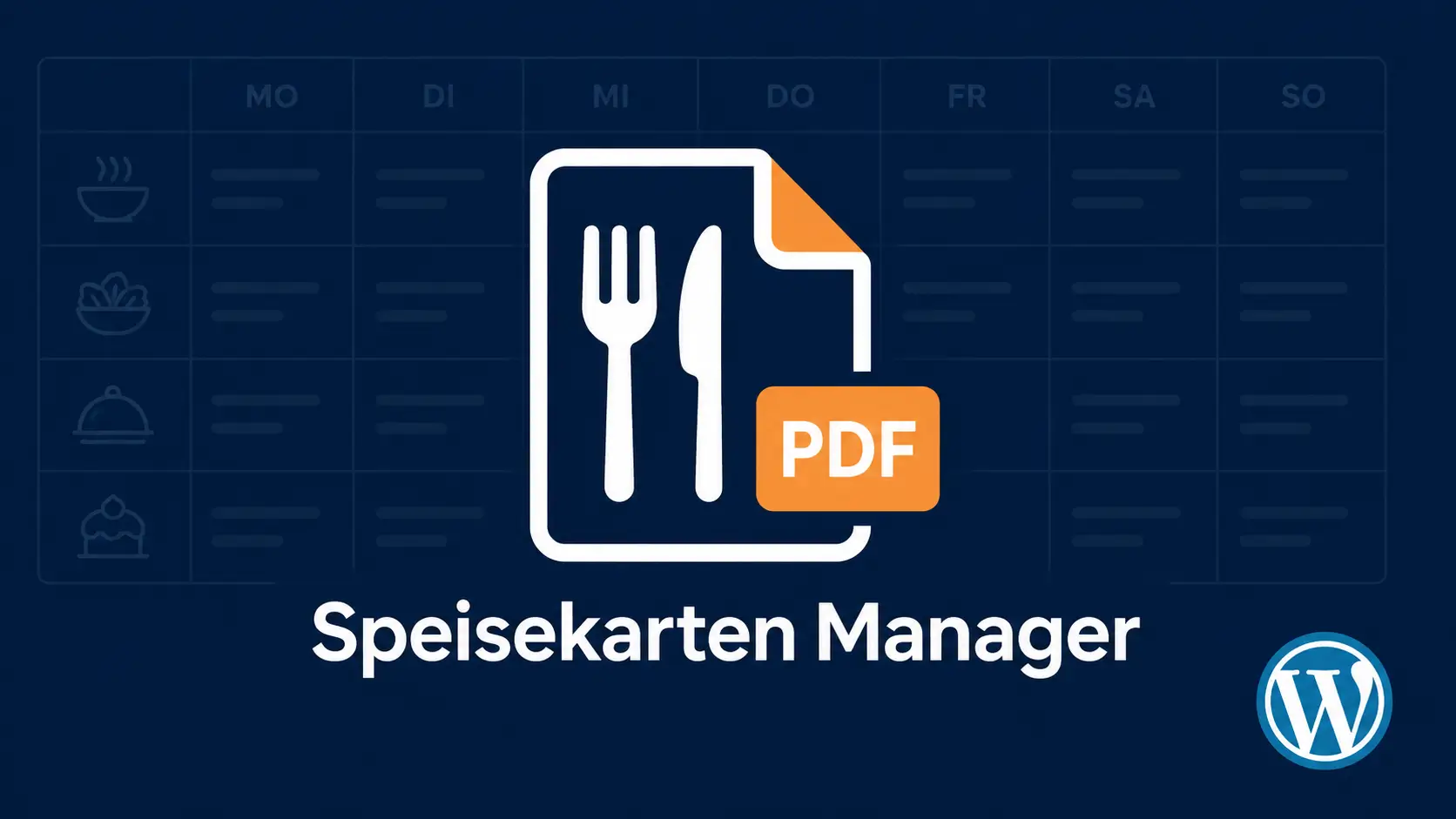 Speisekarten Manager